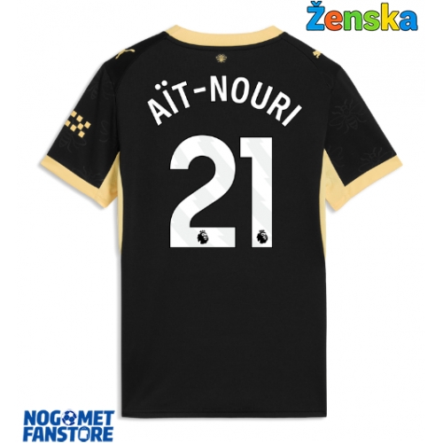 Manchester City Rayan Ait-Nouri #21 Gostujuci Dres za Ženska 2026-27 Kratak Rukav